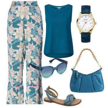 Outfit Pantalones De flores Mujer: 52 Outfit Mujer | Bantoa