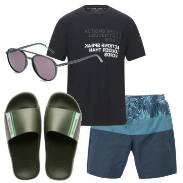 Outfit Sandalias Verde Hombre: 2 Outfit Hombre | Bantoa