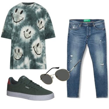 Outfit Sneakers Verde Hombre: 40 Outfit Hombre | Bantoa