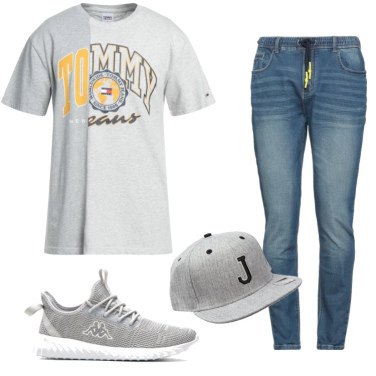 Outfit Camiseta Gris Hombre: 36 Outfit Hombre | Bantoa