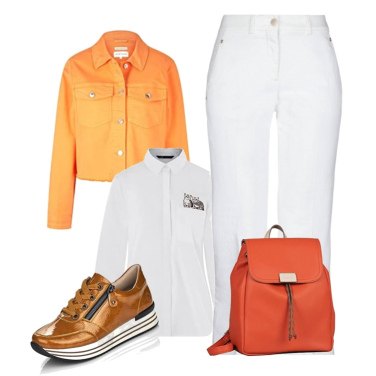 Outfit Blazers Naranja Mujer: 4 Outfit Mujer | Bantoa