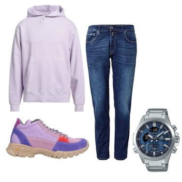 Outfit Sudaderas Violeta Hombre: 8 Outfit Hombre | Bantoa