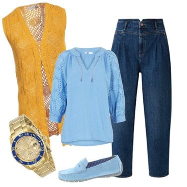 Outfit Reloj Amarillo Mujer: 32 Outfit Mujer | Bantoa