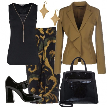 Outfit Eleganza in rouche