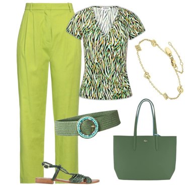 Outfit Pantalones Verde Mujer: 78 Outfit Mujer | Bantoa