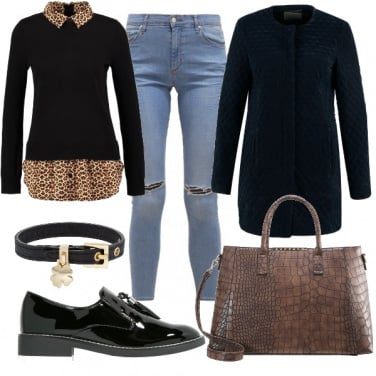 Outfit Un tocco animalier