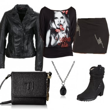 Outfit Ad un concerto metal