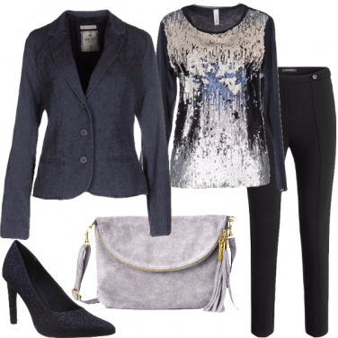 Outfit Sodalizio del blu e del nero