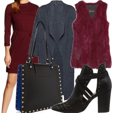 Outfit Rosso rock