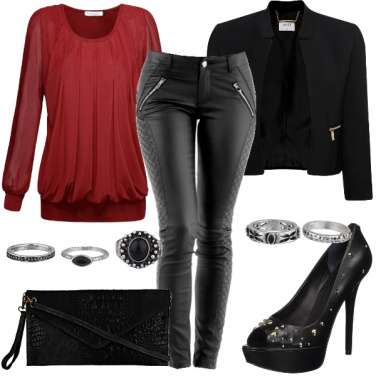 Outfit Decisamente sexy e rock