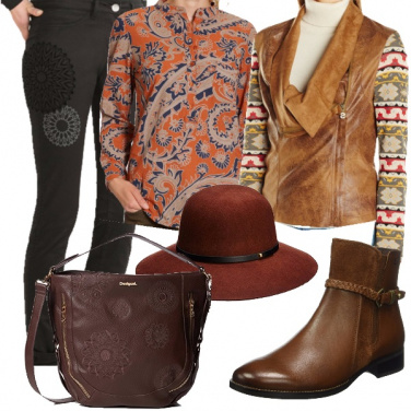 Outfit Insieme a una giacca bimateriale