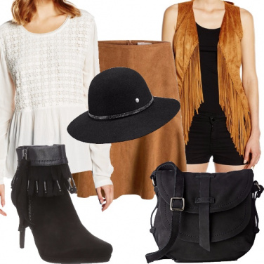 Outfit Popolare con le frange