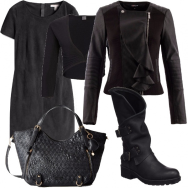 Outfit Nero su nero