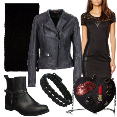 Outfit Il mio cuore rock
