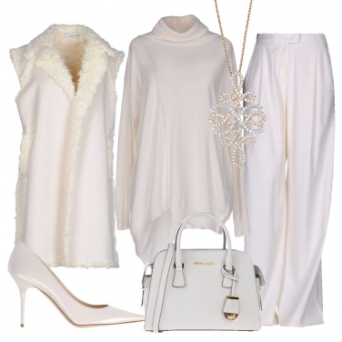 Outfit Come una regina delle nevi