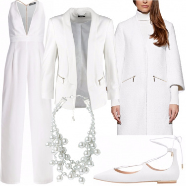 Outfit Elegante in bianco