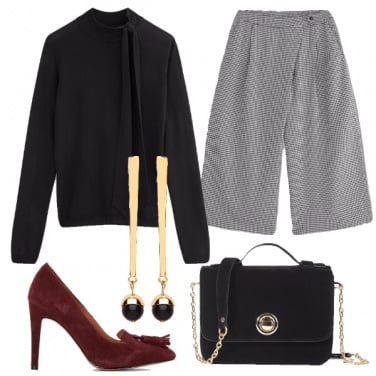 Outfit Nappine bordeaux