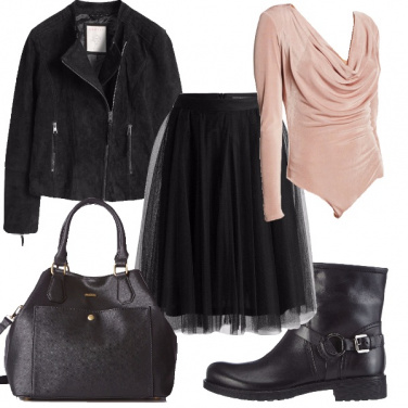 Outfit Con la gonna multistrato
