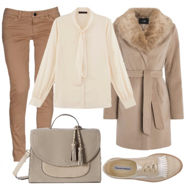 Outfit Cappuccino in ufficio
