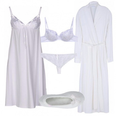 Outfit Sensualità bianca