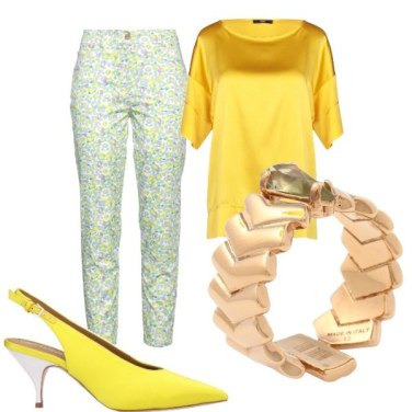 Outfit Blusas Amarillo Mujer: Outfit Mujer | Bantoa