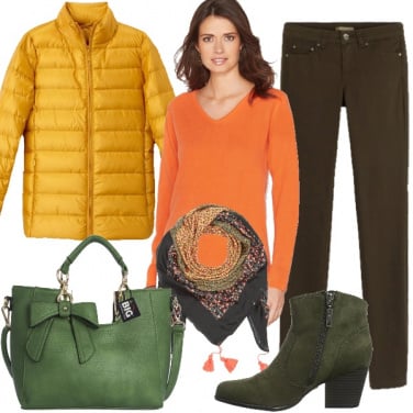 Outfit I colori del bosco