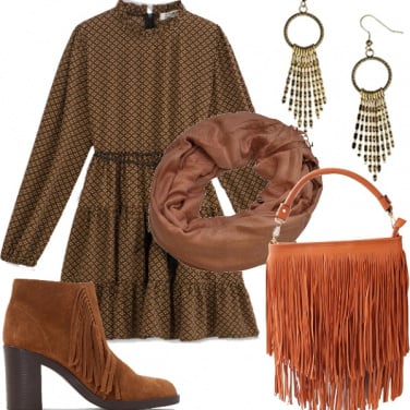 Outfit Etno frange