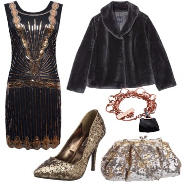 Outfit Bronzo di sera