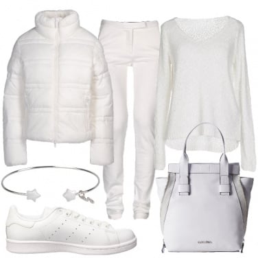 Outfit Quotidianità in bianco