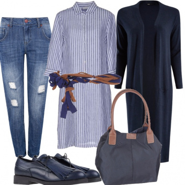 Outfit Miniabito con cintura