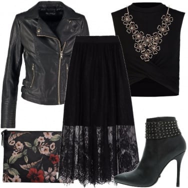Outfit Romanticamente rock