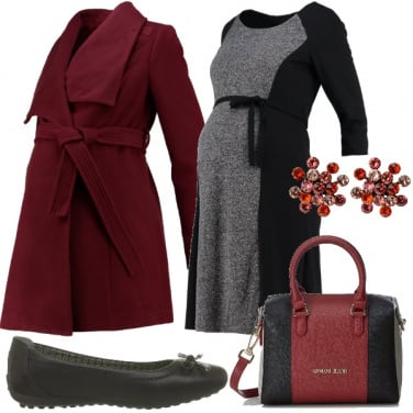 Outfit Dolce attesa in ufficio