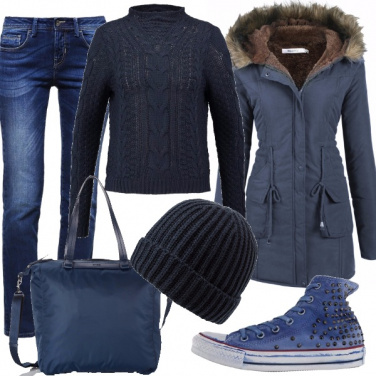 Outfit Blue per tutto il giorno