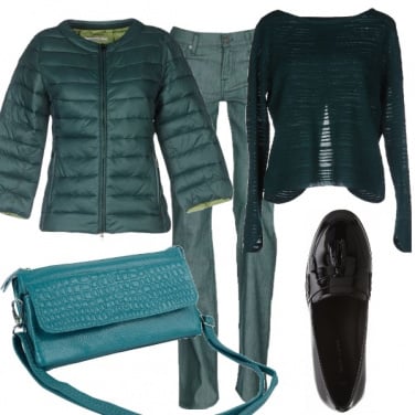 Outfit Petit in verde