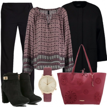 Outfit Linea scivolata sul girovita