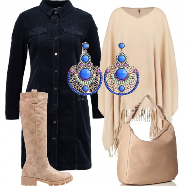 Outfit Mi vesto in velluto