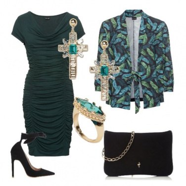 Outfit Raffinata in verde