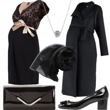 Outfit Matrimonio in dolce attesa