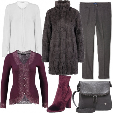Outfit Velluto bordeaux