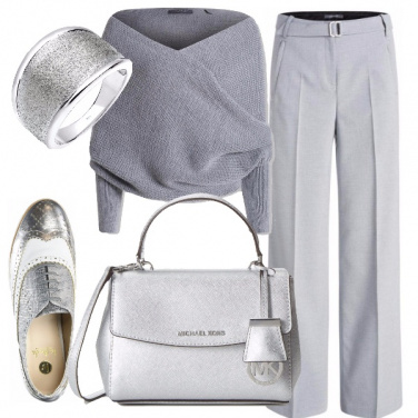 Outfit Grigio raffinato