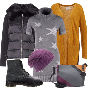 Outfit Dr. Martens in velluto