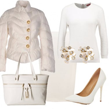 Outfit Décolleté bianche