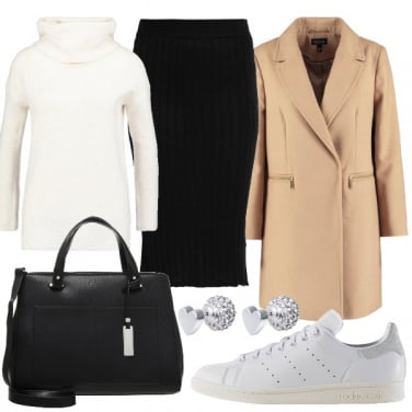 Outfit Longuette e sneakers
