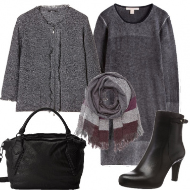 Outfit La sobrietà del grigio