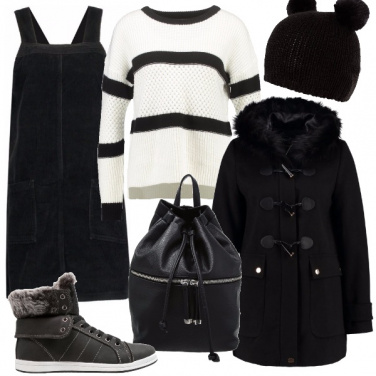 Outfit Teen ager in salopette