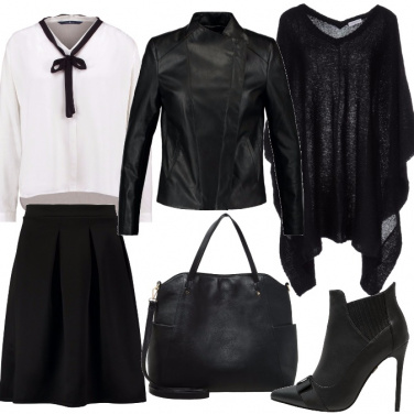 Outfit Collegiale un po\' rock