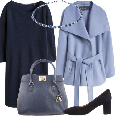 Outfit Le sfumature del blu