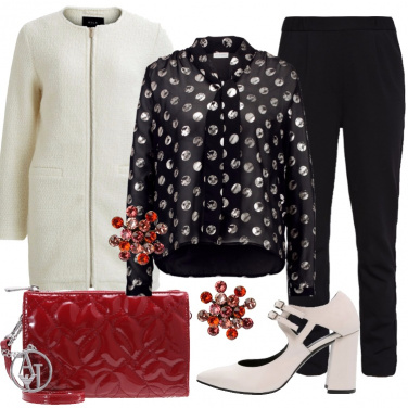 Outfit Quel tocco di rosso che porta bene