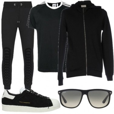 Outfit Nero sportivo