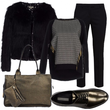 Outfit Bagliori d\'oro